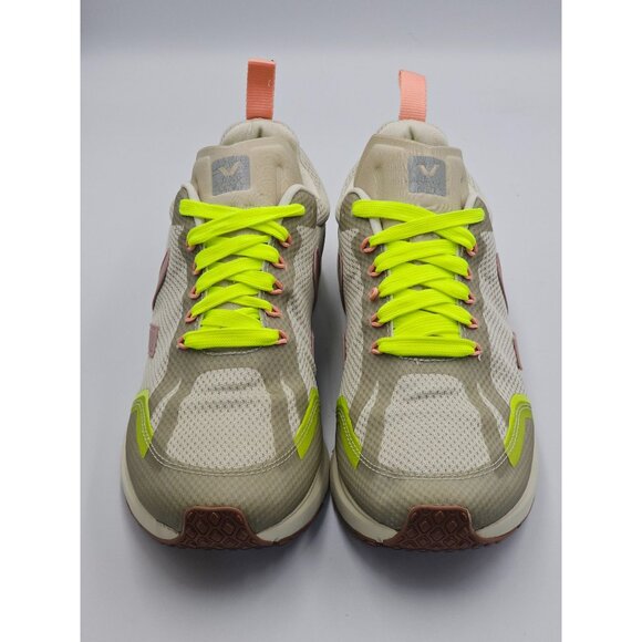 VEJA Women's Natural Babe Jaune Fluo Condor 2 Alveomesh Running Shoes Sz 9 2518 - Picture 15 of 16